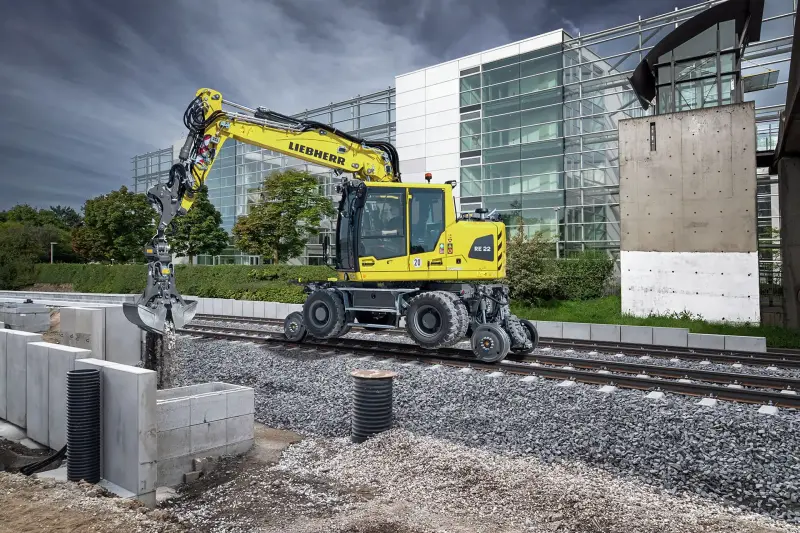 Liebherr unveiled RE 22 M Litronic rail excavator at InnoTrans